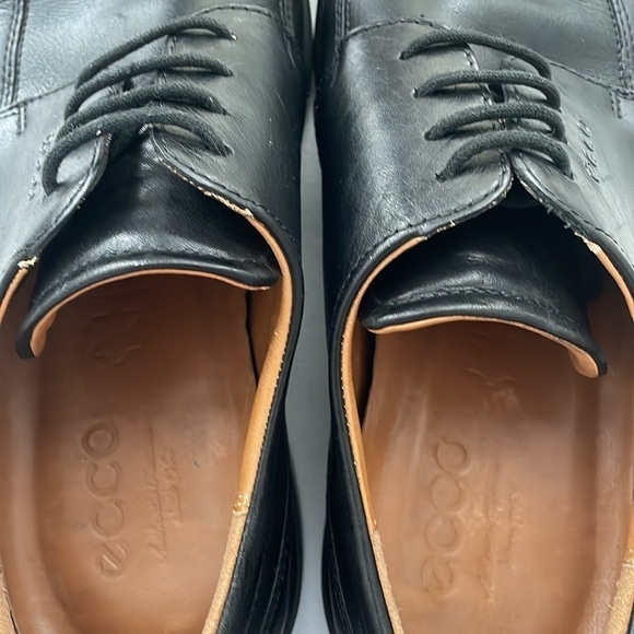 ECCO Men’s Dress Shoe Soft Leather Queenstown Oxfords Size 8 - Picture 8 of 9